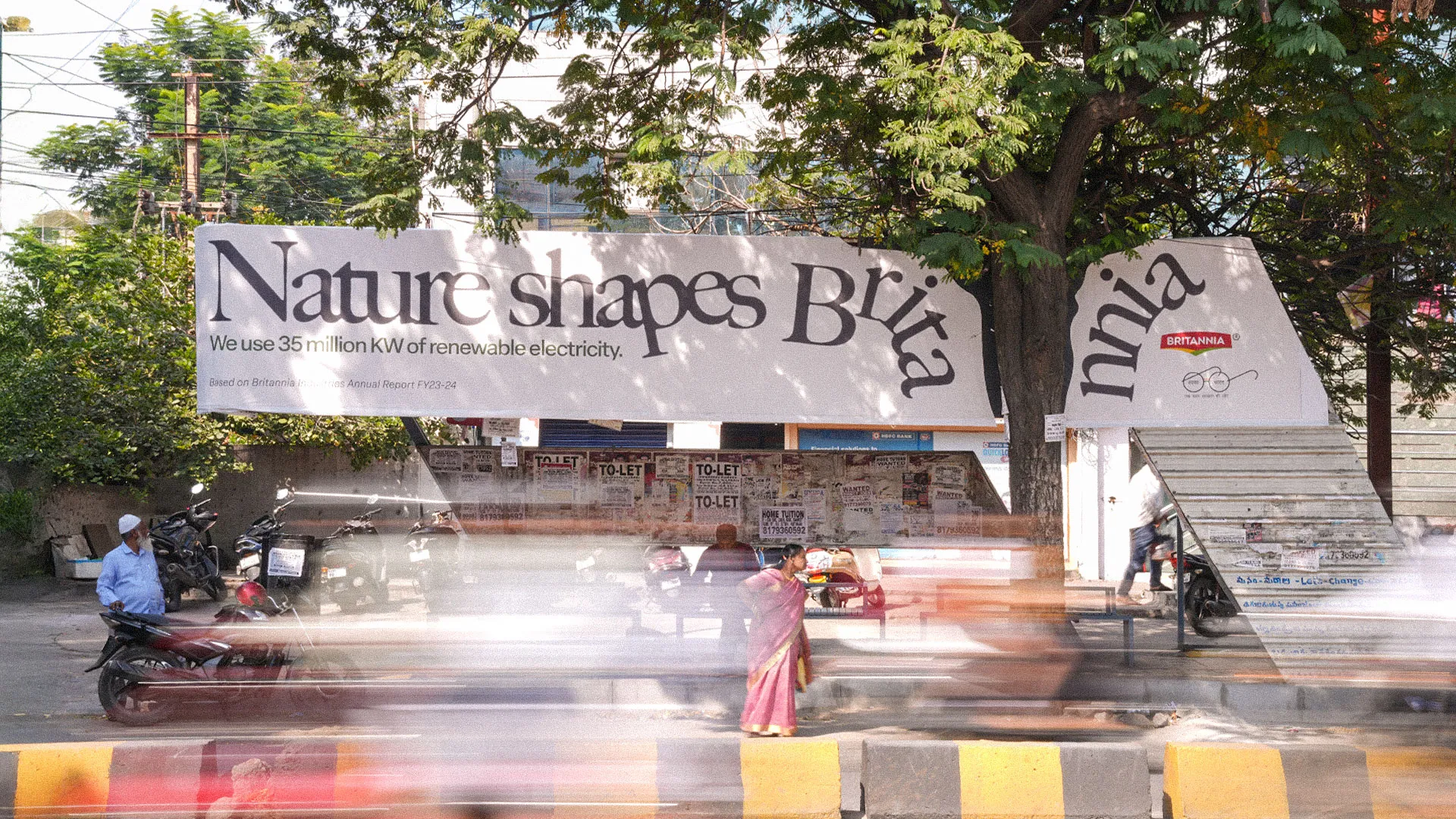 Nature shapes Britannia Hyderbad Billboard