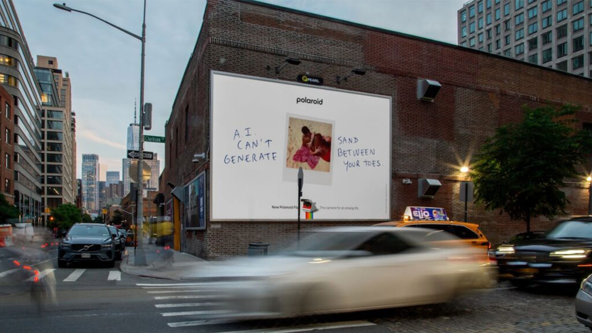 Polaroid’s NYC campaign champions real-life connection