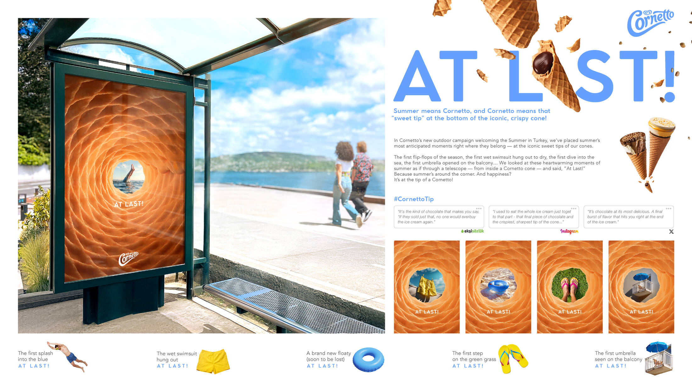 Cornetto’s “At Last!” campaign