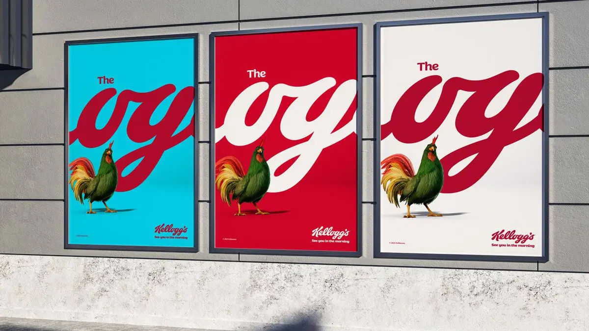 Kellogg's OG breakfast OOH campaign