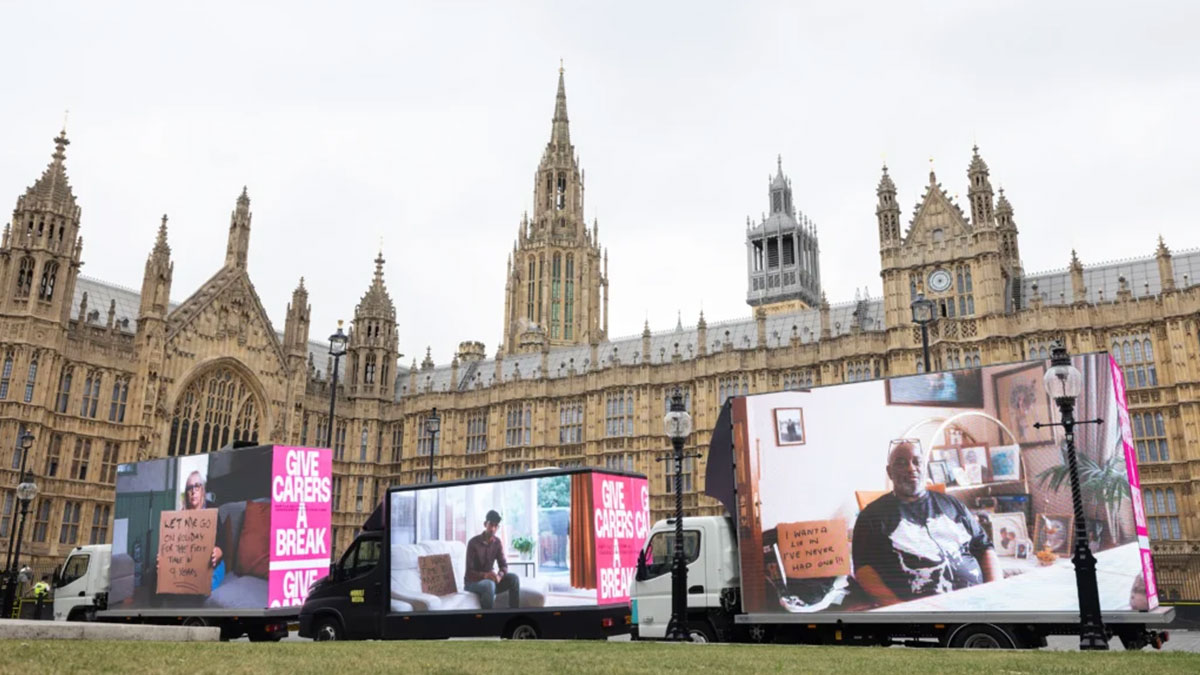 Carers call for rest with powerful digital protest
