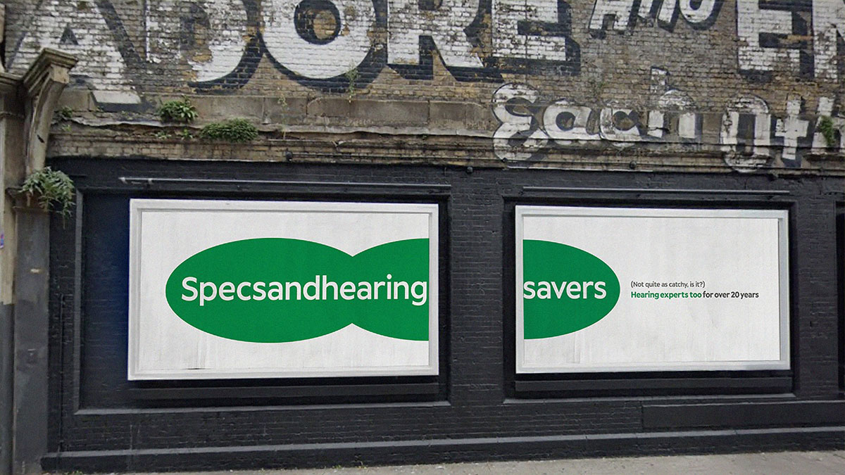 Specsaver Specsandhearingsavers OOH billboard